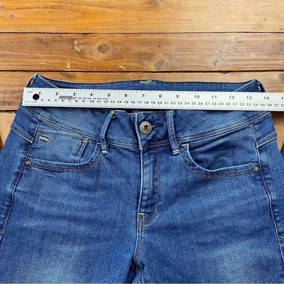 Raw G-Star jeans Lynn mid rise skinny strechy denim size 28 - Picture 11 of 15